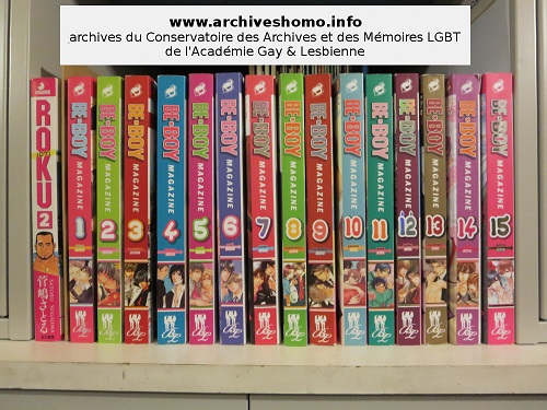 Collection de Mangas du Conservatoire des Archives LGBTQI et des Mémoires LGBTQI de l'Académie Gay et Lesbienne