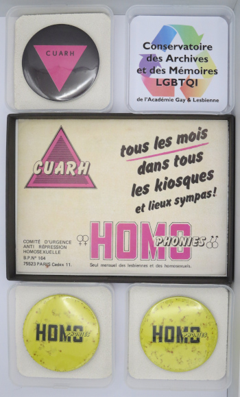Collection de badges CUARH HomoPhonies 