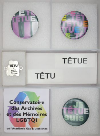 Collection badges T&Ecirc;TUE medaillon T&Ecirc;TU