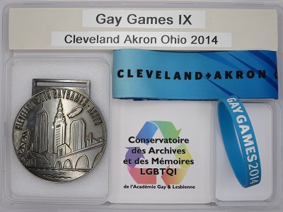 M&eacute;dailles Gay Games 9 Cleveland Akron Ohio 2014
