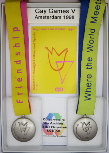M&eacute;dailles Gay Games V - Amsterdam 1998 Friendship