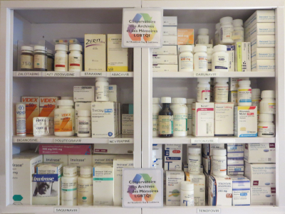 Collection de médicaments contre le SIDA VIH Collection de médicaments contre le VIH SIDA