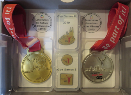 Collection médailles GayGames VIII - Cologne 2010