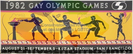 Affiche Gay Olympic Games 1982 San Francisco