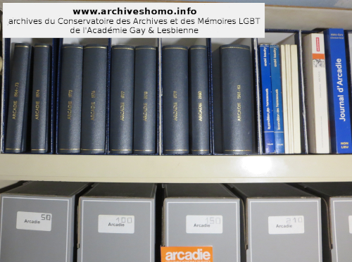 Fonds d'archives Association de Recherches et d'Expression 
        HOmosexuelles (AREHO)Présence > au Conservatoire des Archives et Mémoires LGBTQI de l'Académie Gay et Lesbienne